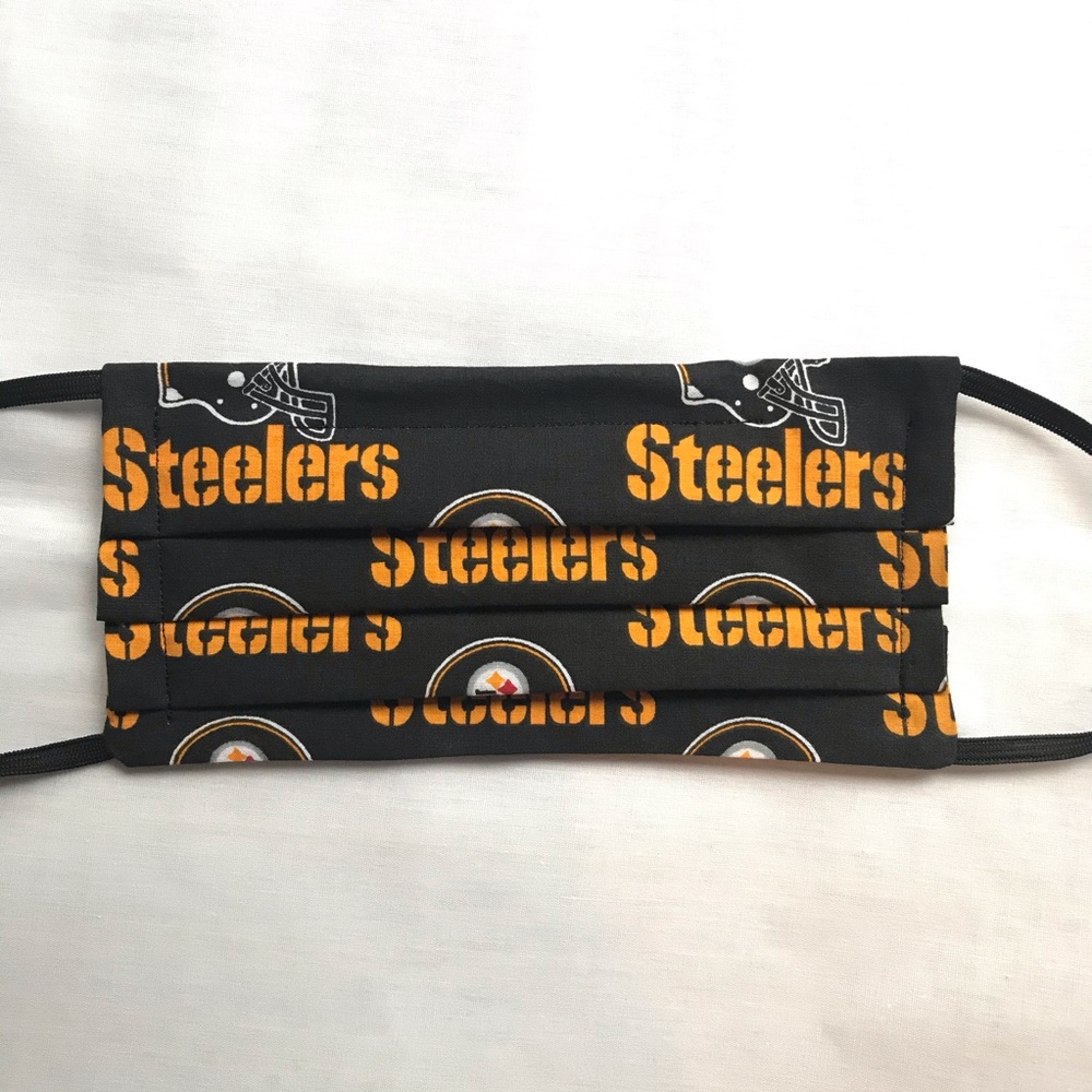 NWT - Handmade Adult Cloth Mask Steelers Print